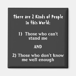 2 Typ av människor i världen Magnet