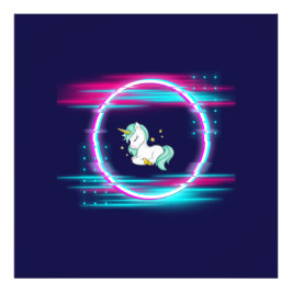 2.Unicorn Kärlek Fototryck