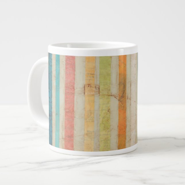 2-uppbyggda Pappra staket IV Jumbo Mugg (Framsida vänster)