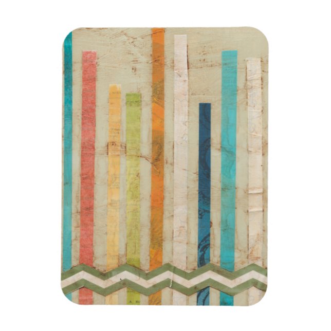 2-uppbyggda Pappra staket IV Magnet (Vertikal)