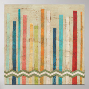 2-uppbyggda Pappra staket IV Poster