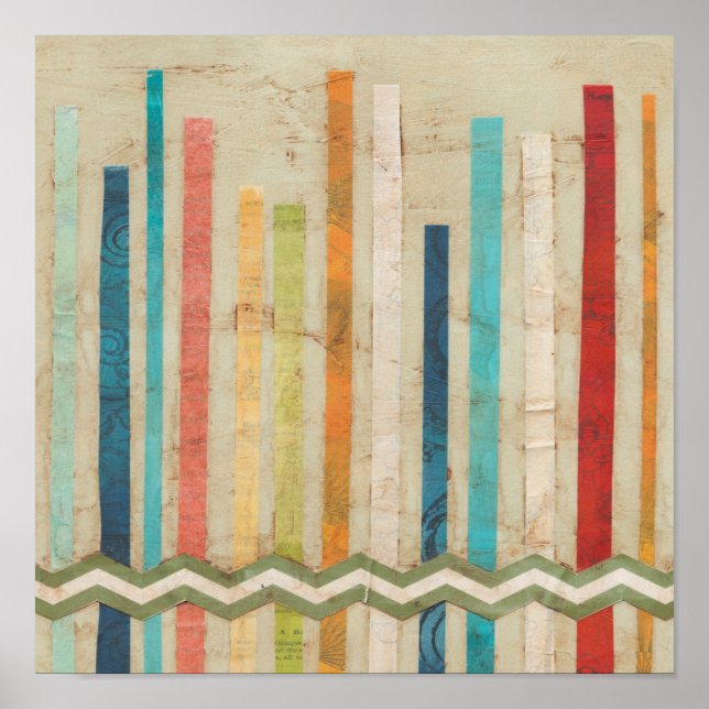 2-uppbyggda Pappra staket IV Poster (Framsidan)