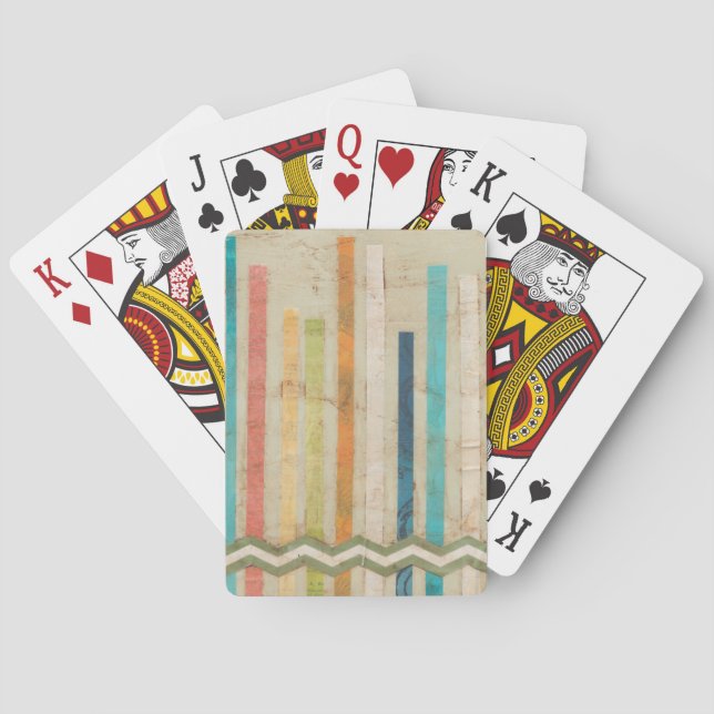 2-uppbyggda Pappra staket IV Spel Kort (Baksidan)