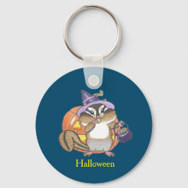 2 utformar Chipmunk Squirrel Halloween Keychain Nyckelring