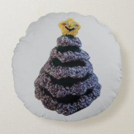 2 Utformning av Julgran Amigurumi Pillow! Rund Kudde