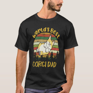 2 Världens bästa Corgi Pappa Corgi T Shirt