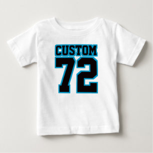 2 VITE BLACK BLUE 1 Biet fotboll Baby Tee
