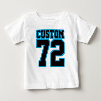 2 VITE BLACK BLUE 1 Biet fotboll Baby Tee