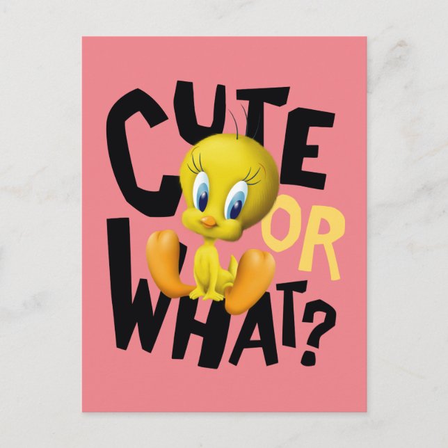 2 WEETY™-Cute eller vad? Vykort (Framsida)