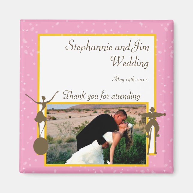 2"x2" Annonseringsmagnet Karneval Magnet (Framsidan)