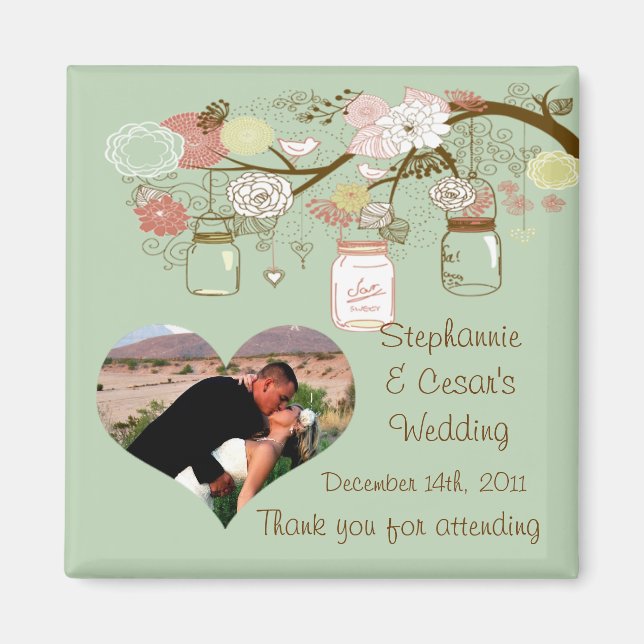 2"x2" Annonseringsmagnet Vårblommor Murade Syltbur Magnet (Framsidan)