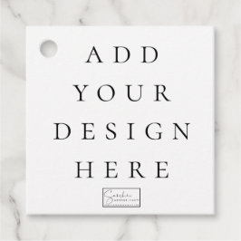 2"x2"-favorittaggar i kvadrat gåvor etiketter