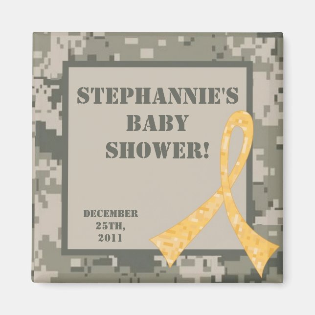 2"x2"-parterns favoritmagnet ARMY ACU Camoflauge C Magnet (Framsidan)