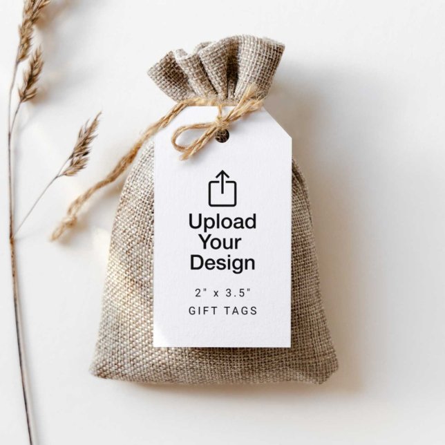 2" x 3,5" present-/gåvokort - Ladda upp din design Presentetikett (Skapare uppladdad)