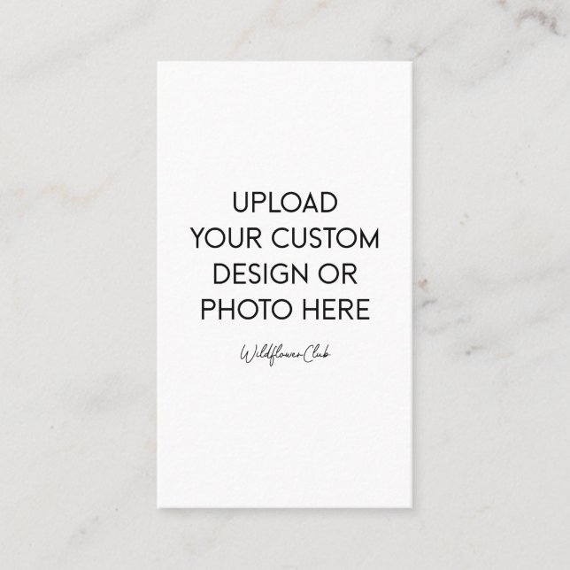 2" x 3.5" Small Card - Portrait Visitkort (Framsida)