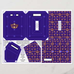 2 x 3-tums foto av Guld Krona Blue Ram Pin Ornamen