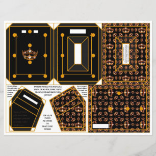 2 x 3-tums foto med Ornament från Guld Krona Black