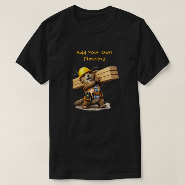 "2 x 4:s" t shirt (Design framsida)