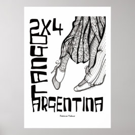 2 x 4 Tango Argentina Poster
