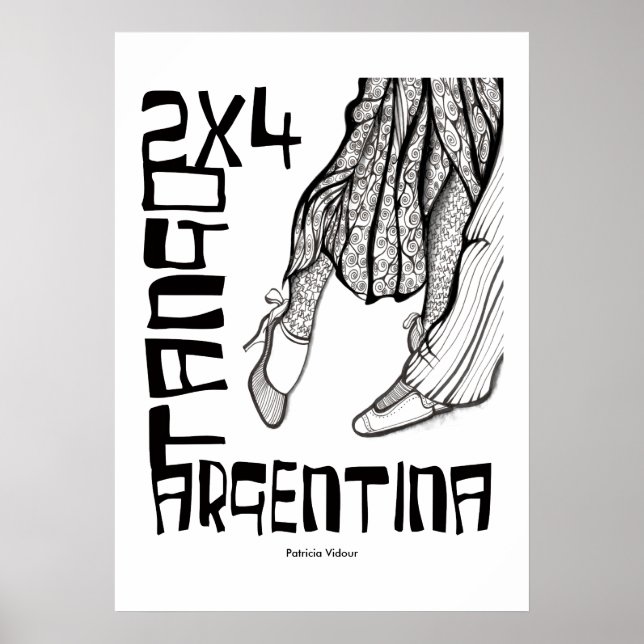 2 x 4 Tango Argentina Poster (Framsidan)