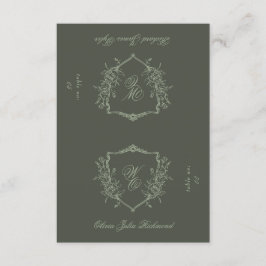 2 x Klipp ut i halvDIY-Vapensköld - platta kort