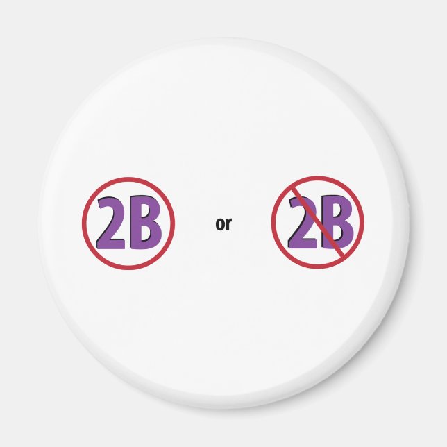 2B MAGNET (Framsidan)