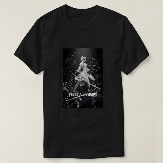 2b Nier Automata 4k Classic T Shirt (Design framsida)