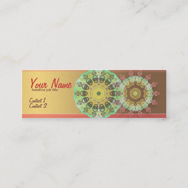 2Circles profilerar kortet Mini Visitkort (Framsida)