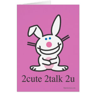 2cute 2talk 2u hälsningskort