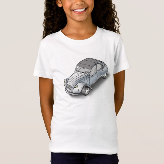 2CV Citroen Tee Shirt (Framsida)