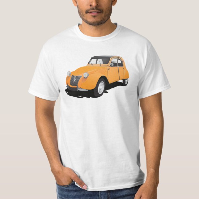 2CV (deux chevaux), orange Tröja (Framsida)