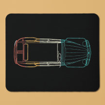 2cv Deux Chevaux Rainbow Blueprint