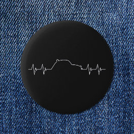 2CV Oldtimer Car Heartslag pulsfrekvens Knapp