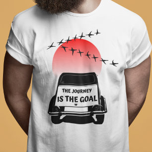 2CV Oldtimer Sunset - Resan är målet T Shirt
