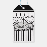 2D Födelsedagsfest Tecknad Stil Tack