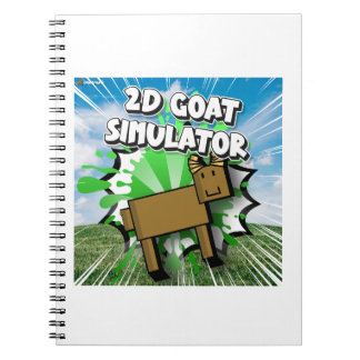 2D Goat Simulator bärbar dator Anteckningsbok