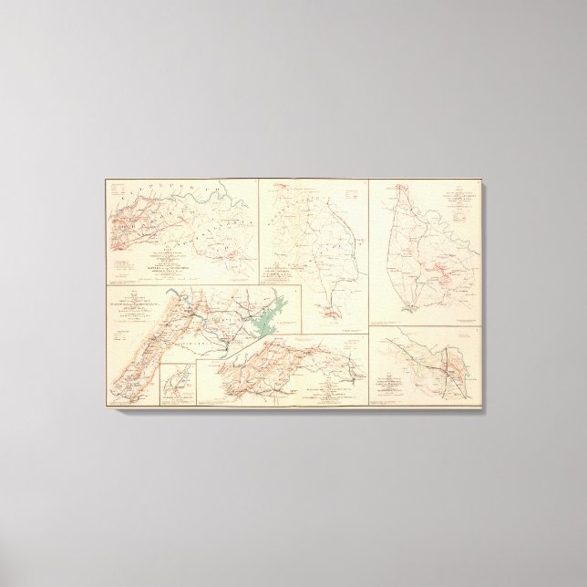 2d Kyrkor AN Va, läger, betor, rutter Canvastryck (Framsida)