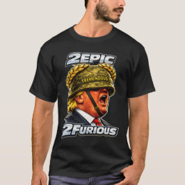 2Episk 2 Ilsken – Trump Tecknad Parodi, Politisk  T Shirt