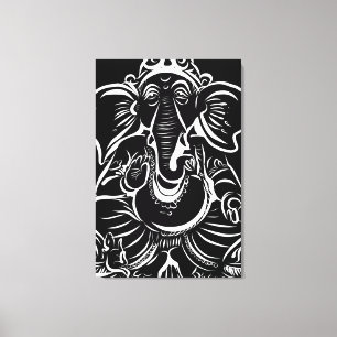 2FT x 3FT GANESH VÄGGGRAFIK Canvastryck
