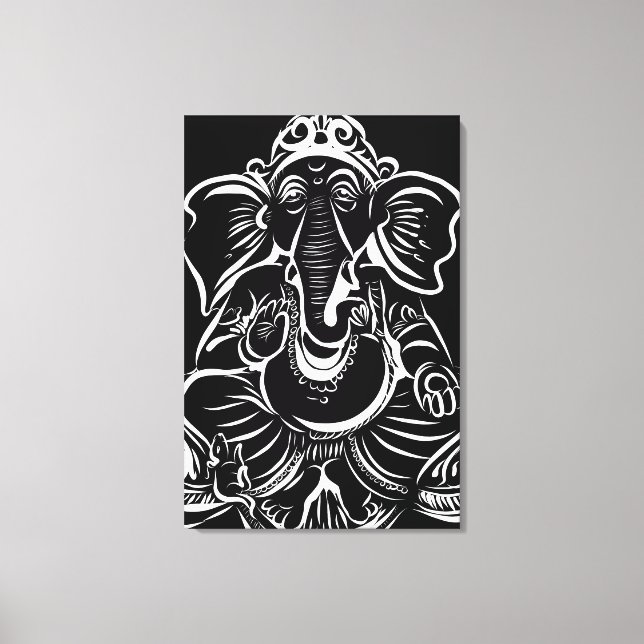 2FT x 3FT GANESH WALL-GRAFIK ART Canvastryck (Framsida)