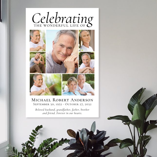 2ftx3ft In Loving Memory Memorial Photo Visning Poster (Skapare uppladdad)