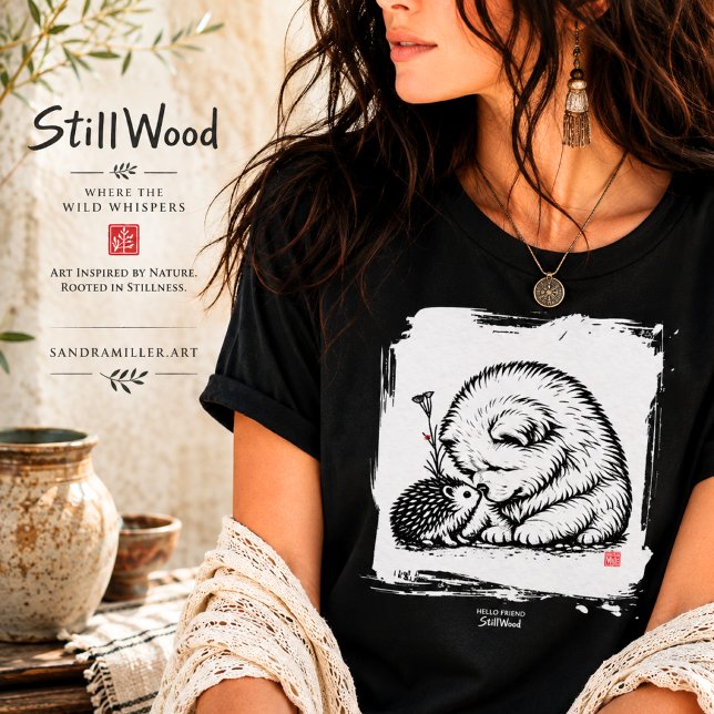 2HEJ VÄN  • StillWood • Chow & Igelkott T Shirt (Skapare uppladdad)