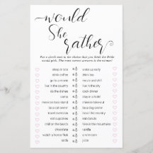 2i1 Över eller Under & Skulle Hon Hellre Duschspel