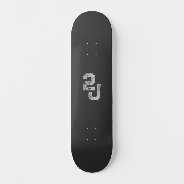 2J MINI SKATEBOARD BRÄDA 18,5 CM (Framsida)