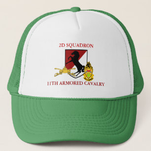 2ND 11TH ARMORED KAVALLERIHATT för SKVADRON Truckerkeps