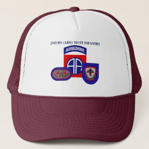 2ND 501ST INFANTERIHATT för BATALJON (ABN) Keps