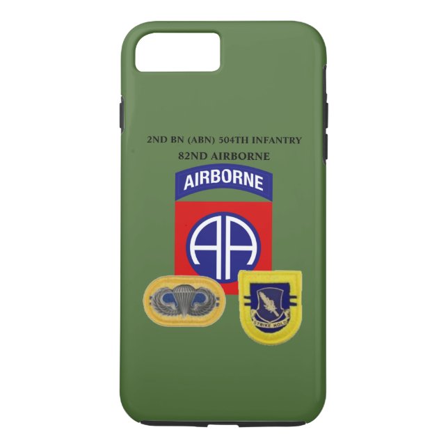 2ND 504TH INFANTERIiphone case för BATALJON (ABN) Case-Mate iPhone Skal (Baksida)
