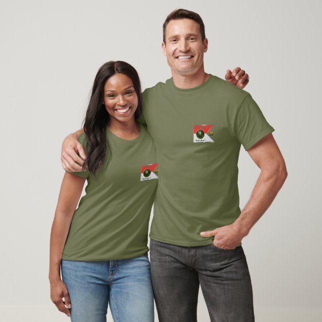 2nd ACR Pansar Kavalleriregementets fana T Shirt (Unisex)