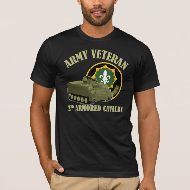 2nd Acr-Vet - M113 APC Tee Shirt (Framsida)