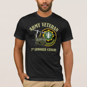 2nd Acr-Vet - UH-1 Huey Tee Shirt